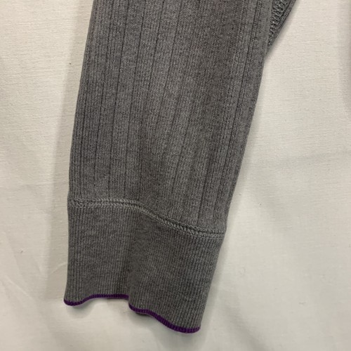 Abercrombie & Fitch Shirt Mens M Gray Muscle Ribbed Long Sleeves Pull Over Logo - Picture 3 of 10