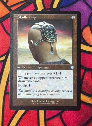 MTG Skullclamp (Retro Frame) Commander: The Brothers' War Regular NM