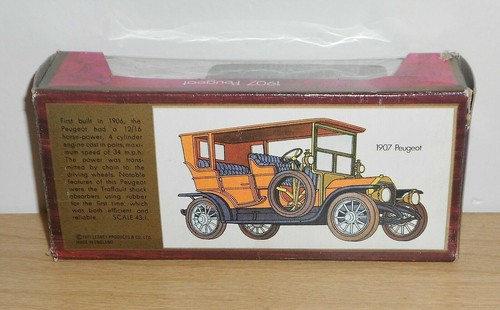 Matchbox MODELS OF YESTERYEAR Y5-3.1 1907 PEUGEOT(no front seat bead) - Picture 11 of 11