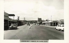 Looking West-Main ST. El Cajon, California RP...