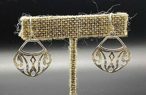 SILPADA 925 Sterling Silver Hammered Parisian Bistro Earrings  W2438 - Picture 9 of 12