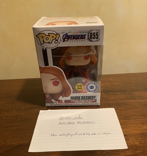Funko POP! Marvel Avengers Wanda Maximoff 855 GITD PIAB Exclusive - Imagen 2 de 4