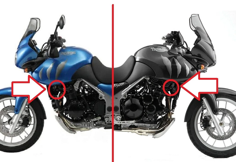 TRIUMPH TIGER 955i 2001-2006 - CRASH PADS PROTECTORS BOBBINS CRASH PADS - Image 4 of 4