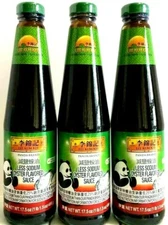 Lee Kum Kee Panda Brand Less Sodium Oyster Flavored Sauce 17.5oz(Pack of 3)~2025