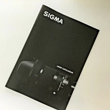 SIGMA Lens Japanese Catalog Comtemporary Sports Art Published in April 2022