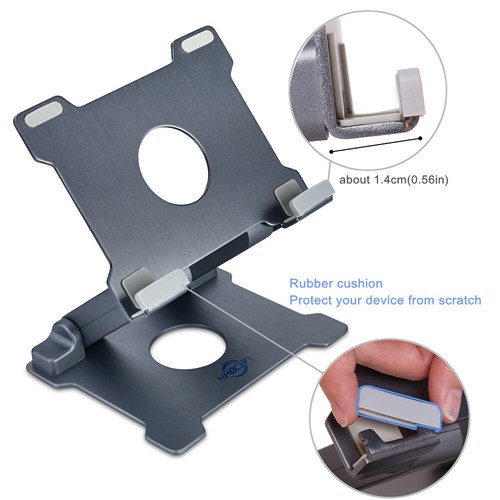 Tablet Stand,Super Sturdy Aluminum Stand Holder for iPad Pro Samsung Surface Pad - Picture 25 of 27