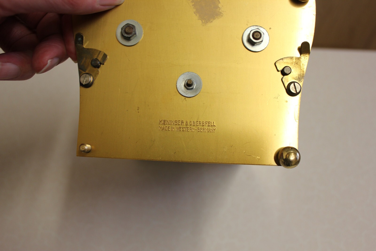 Vintage West German Kundo Quartz Anniversary Clock for Parts eBay