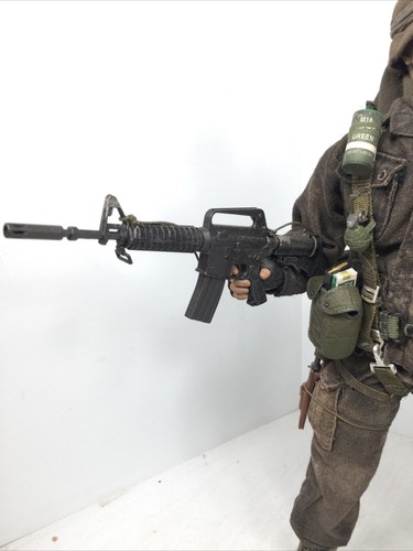 1/6 CUSTOM MACV-SOG OPERATOR VIETNAM M-4 RANDALL KNIFE SHOTGUN “BAREFOOT” BOOTS - Picture 5 of 24
