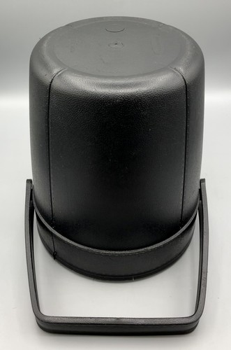 Vtg RUBBERMAID Ice Bucket w/ Lid & Handle Black Cooler 2260 Very Good Condition! - Picture 9 of 10