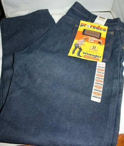 NEW Wrangler Mens Pro Rodeo Competition Cowboy Cut Jeans 40x30 13MWZ orig fit