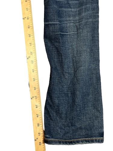 Nudie Jeans Mens 34x32 Grim Tim Organic Cotton Button Fly Jeans Worn In Broken - Picture 4 of 6