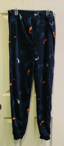 2 Boy's Size XXL (18) Wonder Nation Dinosaur Shark 2 Pc Pajama Sleep Set - Picture 4 of 10