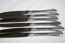 ONEIDA POSATE INOX "DUBLINO" (6) COLTELLI DA TAVOLA 8,5"