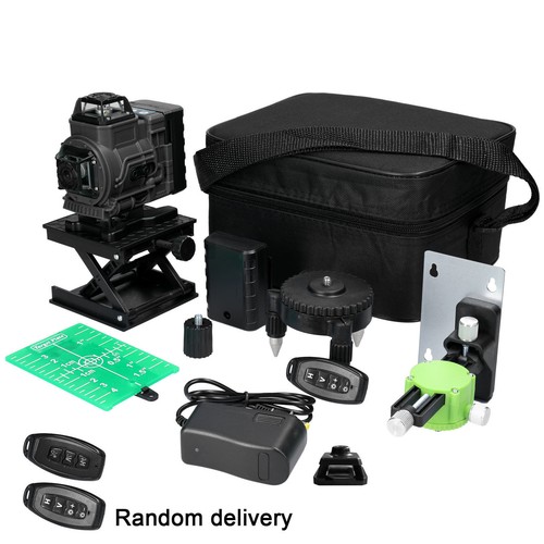 4D 16 Line Laser Level Self Leveling Rotary Cross Laser Level W/ 2 Battery V5K1 - Bild 3 von 8