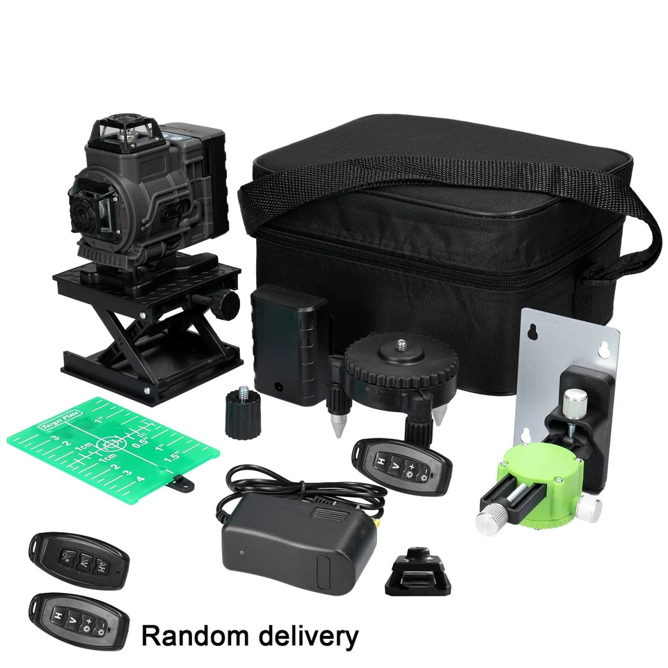 4D 16 Line Laser Level Self Leveling Rotary Cross Laser Level W/ 2 Battery V5K1 - Image 3 of 4