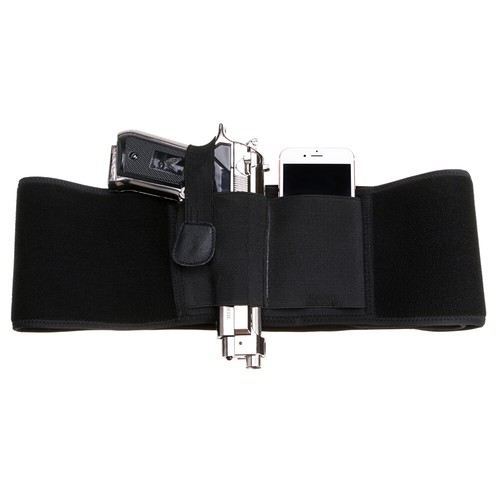 Concealed Carry Belly Band Holster Gun Holster for Taurus G2C S&W 9mm Ruger LCP - Picture 5 of 9