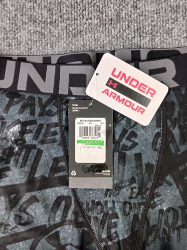 BOY'S UNDER ARMOUR FITTED ALTER EGO SHORTS LARGE - Picture 4 of 6