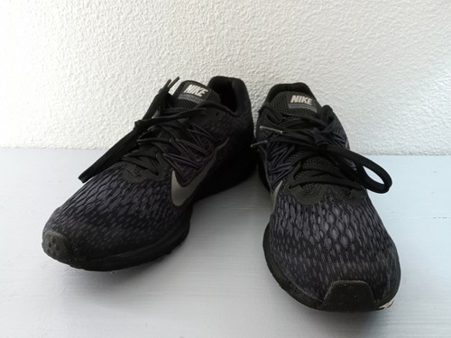 Men Size 7.5 Nike Zoom Winflo 5 Black Pewter Gridiron Running Shoes AA7406-005 - Picture 6 of 12