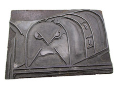 Vintage Printing Letterpress Printers Block Mean Mailbox