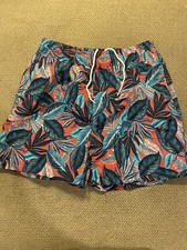 Men's Optima Hawaii Floral Board Shorts Swimsuit Medium M