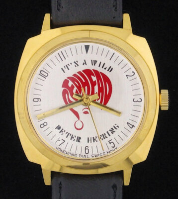 1970s Peter Heering Danish Cherry Liqueur Alcohol Wild Redhead Advertising Watch
