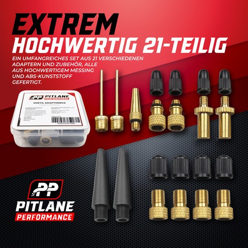 Luftpumpen Kompressor Zubehör XXL Set 21-TLG. Ventil-Adapter Set; Ventilwerkzeug - Bild 3 von 6