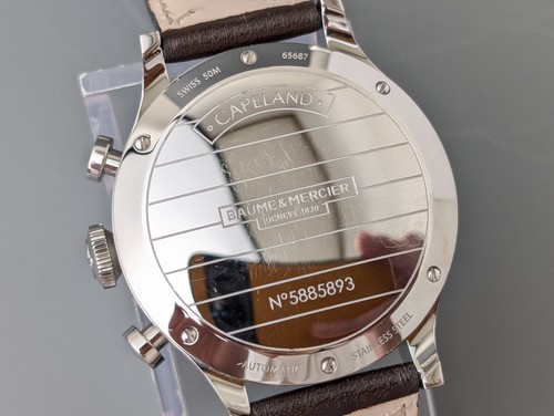 Baume & Mercier Capeland 65687 Chronograph Automatic Men's 42mm Watch - Picture 14 of 19