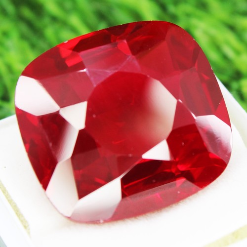 45-49 Ct Big Size Cushion Cut Loose Gemstone Natural Ruby - Picture 2 of 8