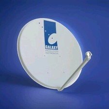 ANTENNA SATELLITARE PARABOLA + LNB GALAXY 100CM IN ACCIAIO SEGNALE IN 4K SKY