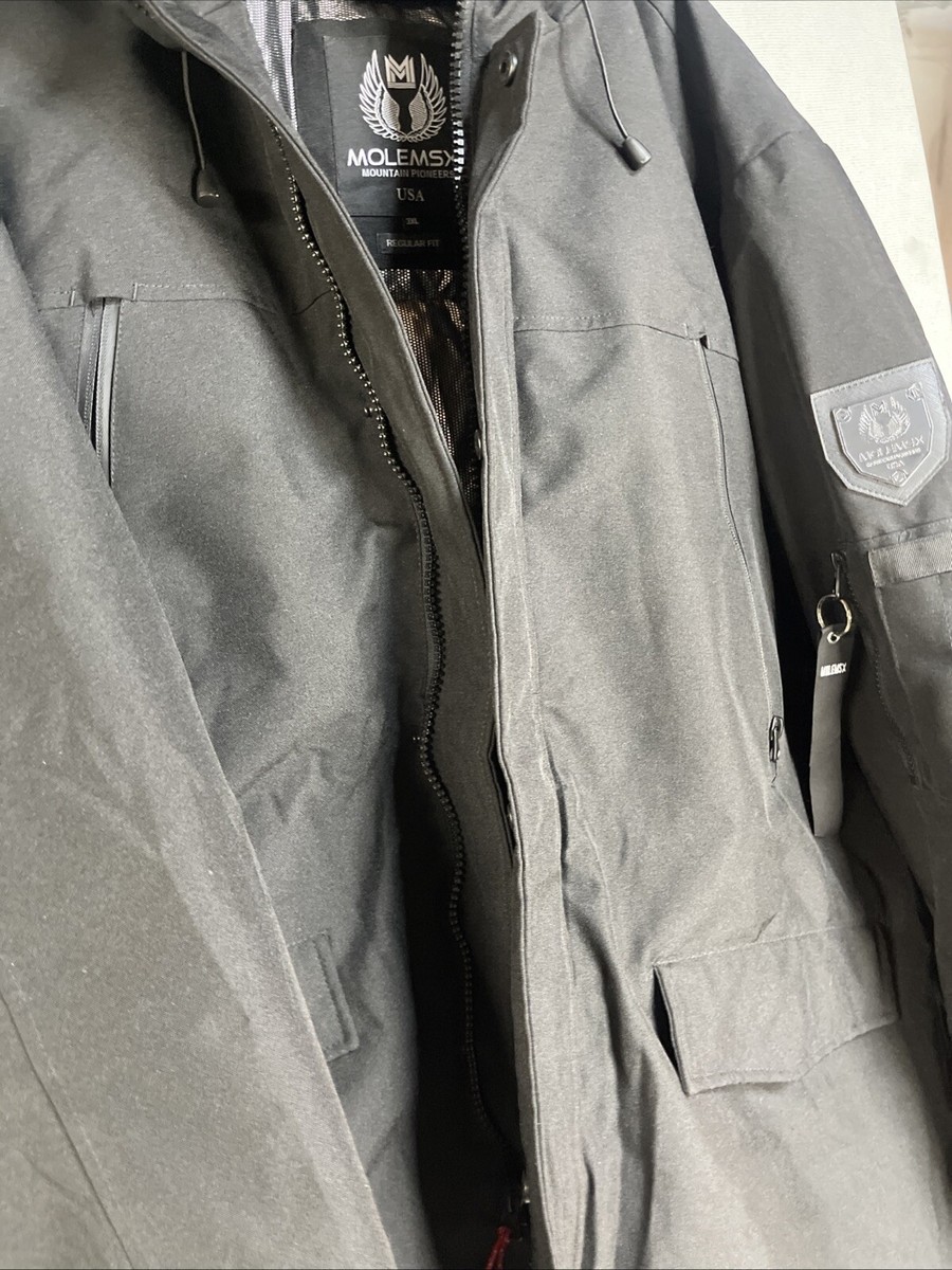 Molemsx mountain pioneers down filled coat 3XL NWOT Thick Warm