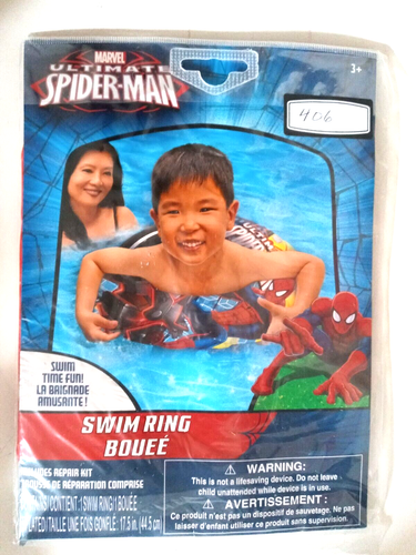 INFLATABLE SPIDERMAN - Swim Ring Float MARVEL COMICS for Pool - Picture 2 of 3