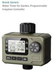 Sprinkler Timer Water Programmable Garden Outdoor Hose Feature with Batteries