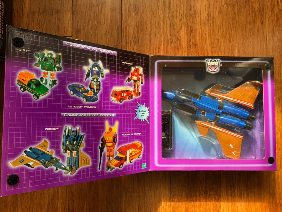 2003 Transformers G1 Commemorative Series VII Decepticon Dirge Brand New SEALED - Image 2 of 3