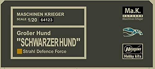 Hasegawa Ma.K. Macchine guerrieri CANE NERO 1/20 Plastic Model Kit 64123 - Immagine 3 di 4