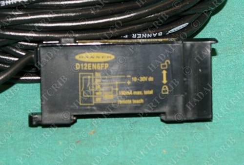 Banner, D12EN6FP W30, 41960, Photoelectric Sensor Switch NEW - Picture 3 of 4