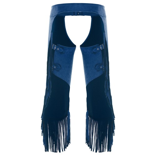 Mens Vintage Cowboy Chaps Western Style With Fringe Themed Parties And Cosplay - Picture 37 of 53