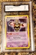 Dusknoir GMA 7 NEAR MINT Diamond Pearl Holo 2/130 2007 GRADED Pokemon Card