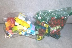 Lego Duplo My First Number Train Set 10847 & Retro 90s Duplo Bundle 47 Pieces