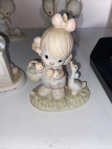 Lot Of 5 Vintage Precious Moments Pieces Figures 90's - Picture 6 of 20