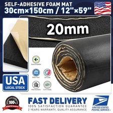 20MM Auto Sound Deadener Insulation Heat Shield Noise Kill Damping Mat 1 Roll