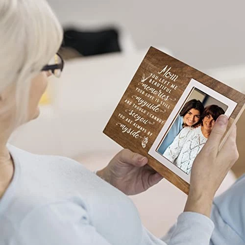 Marcos conmemorativos - Marco de fotos de mamá - Regalos conmemorativos para la pérdida de la madre Foto 2 de 4