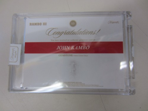 2024 Rambo Keepsake Collection JOHN RAMBO Legendary Lasersignatures 07/99 Movie - Bild 6 von 6