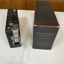 Kodak Cine-Kodak Model K K.A. f-1.9 16mm 1930-46 w/ Box UNTESTED Vintage Movie C