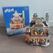 Hofert's Fiber Optic Toy Shop #6402 Christmas Village display.