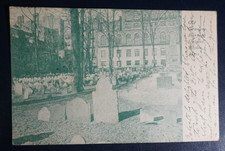 Early cemetery postcard Hampden MA