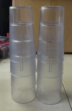 Cambro 1600p Clear Colorware16 Oz Plastic Tumblers Set Of 8