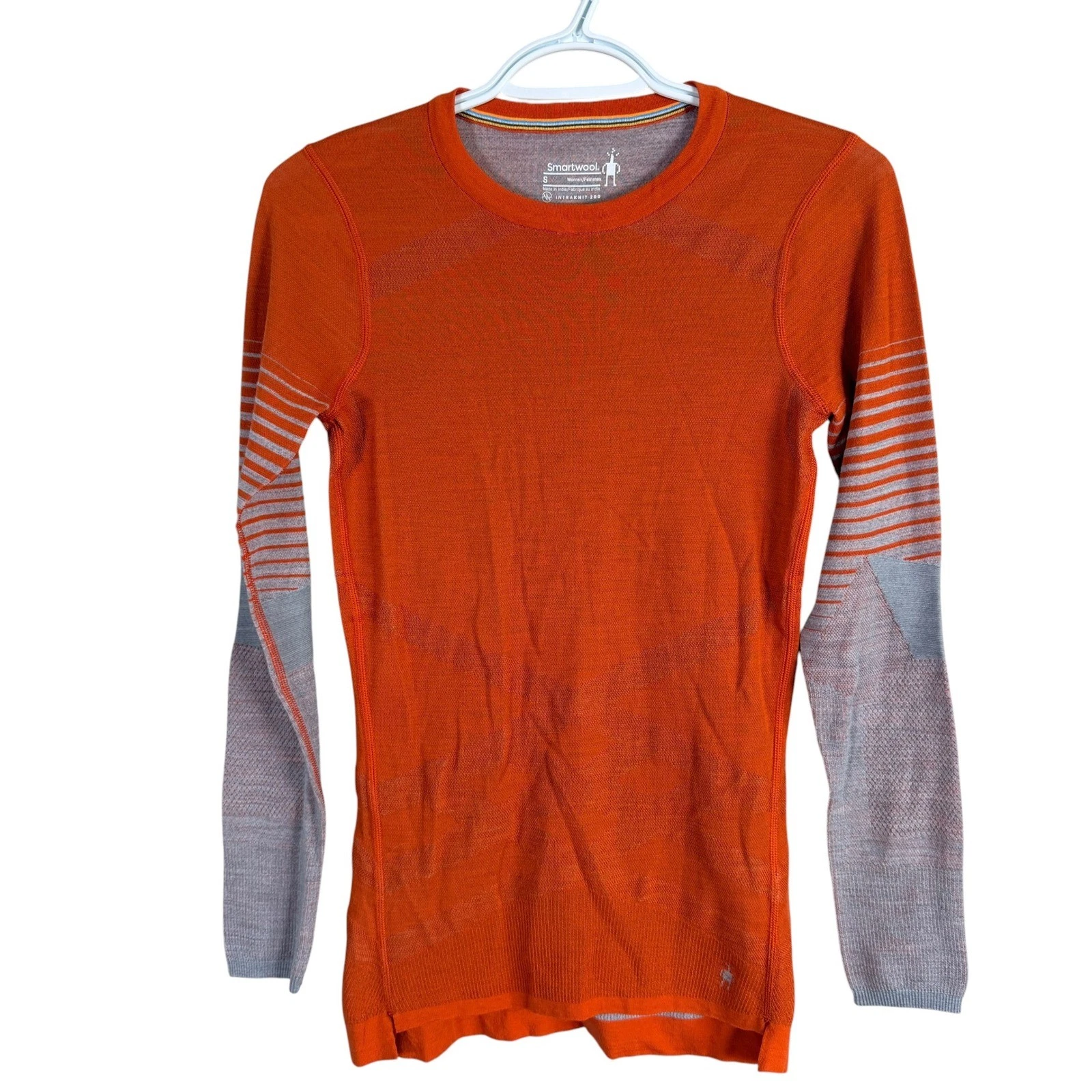 Smartwool Intraknit 200 Thermal Base Layer Top Womens S Orange Merino Wool L/S
Opens in a new window