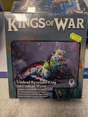 Kings of War Undead Revenant King on Undead Wyrm Mantic Games