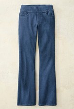 Coldwater Creek Knit Denim Pull-On Bootcut Jeans 4 Color Available