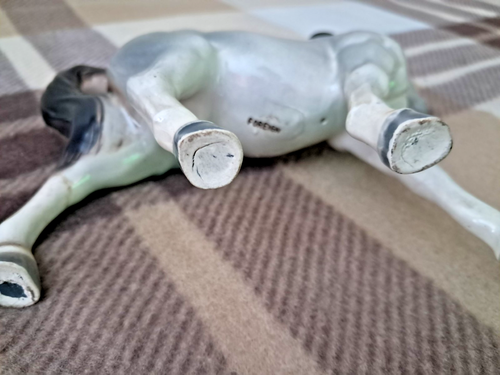 Caballo de trote gris Beswick vintage - Imagen 4 de 6